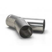 ACCESSORY zinc finish steel bifurcation 50x50x50(mm) M2C900086